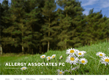 Tablet Screenshot of allergyassociatespc.com